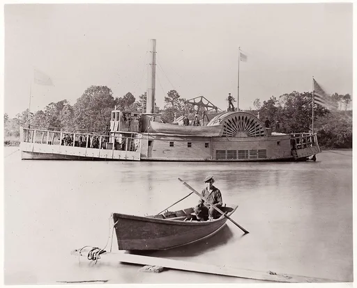 [U.S. Gunboat].  Brady album, p. 161