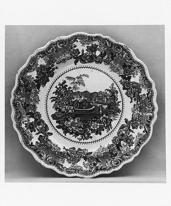 Plate — James and Ralph Clews
