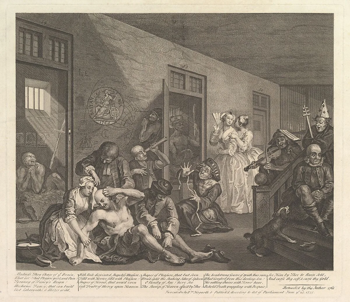 A Rake's Progress, Plate 8 — William Hogarth|Dr. John Hoadley