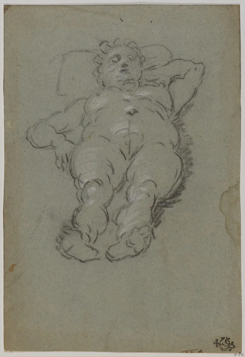Reclining Female Nude — Domenico Tintoretto