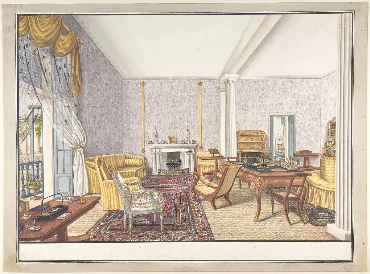 Design for interior — Charles de Brocktorff