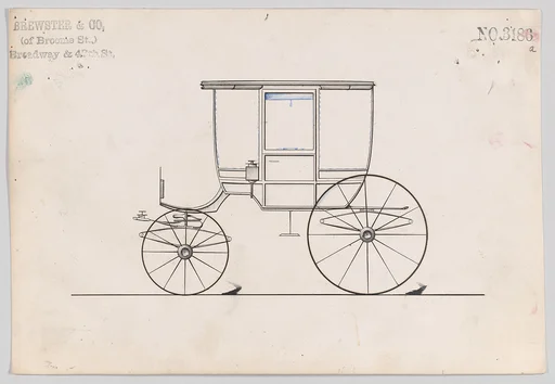Design for 6 seat Rockaway, no. 3186a