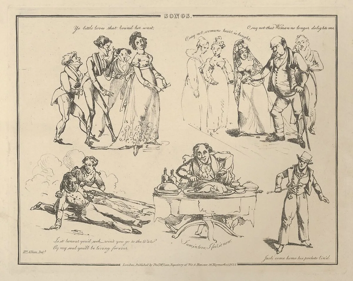 Songs: "Ye little loves that round her wait..." — Henry Thomas Alken|Thomas McLean