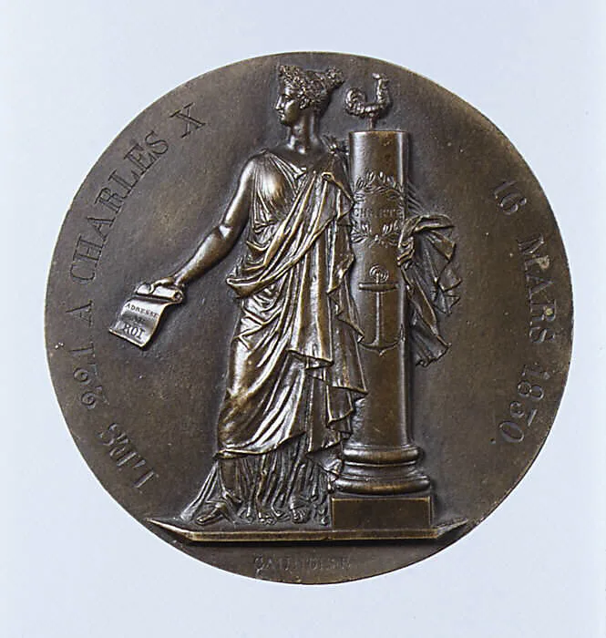 Commemorating the Vote of March 16, 1830 — François Augustin Caunois