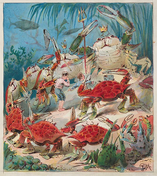 Illustration for "Crab Story" — Benjamin Henry Day Jr.