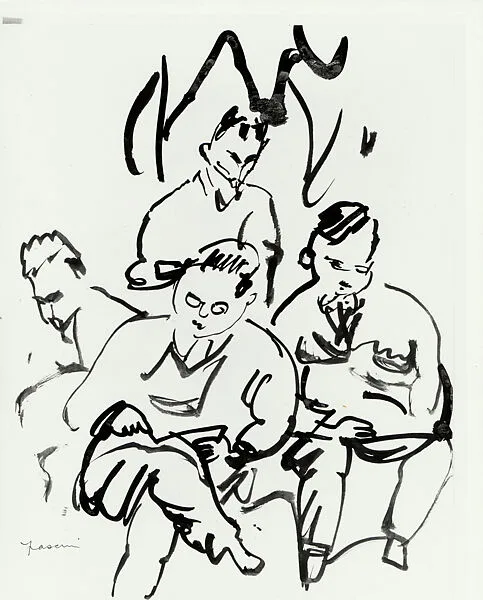 Four Men — Jules Pascin