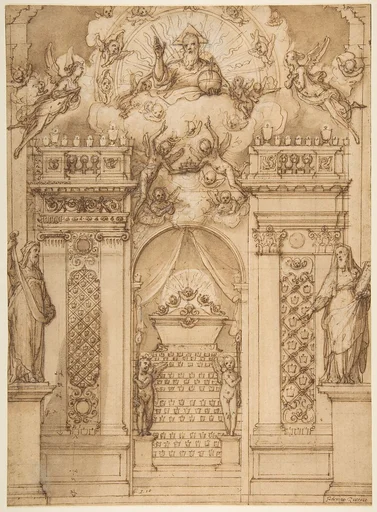 Design for a "Quarantore" Decoration