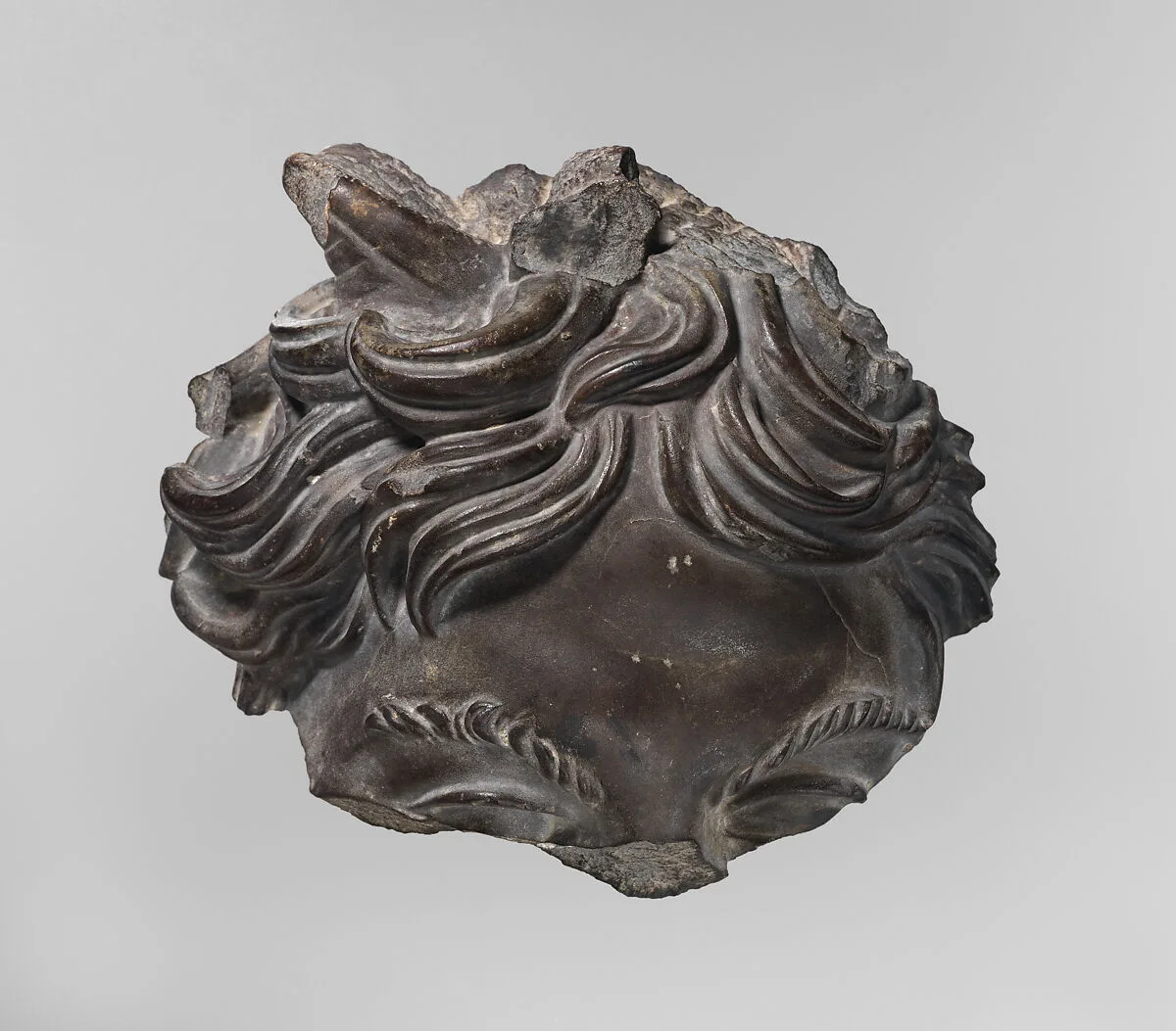 Greywacke head of a satyr — Unknown
