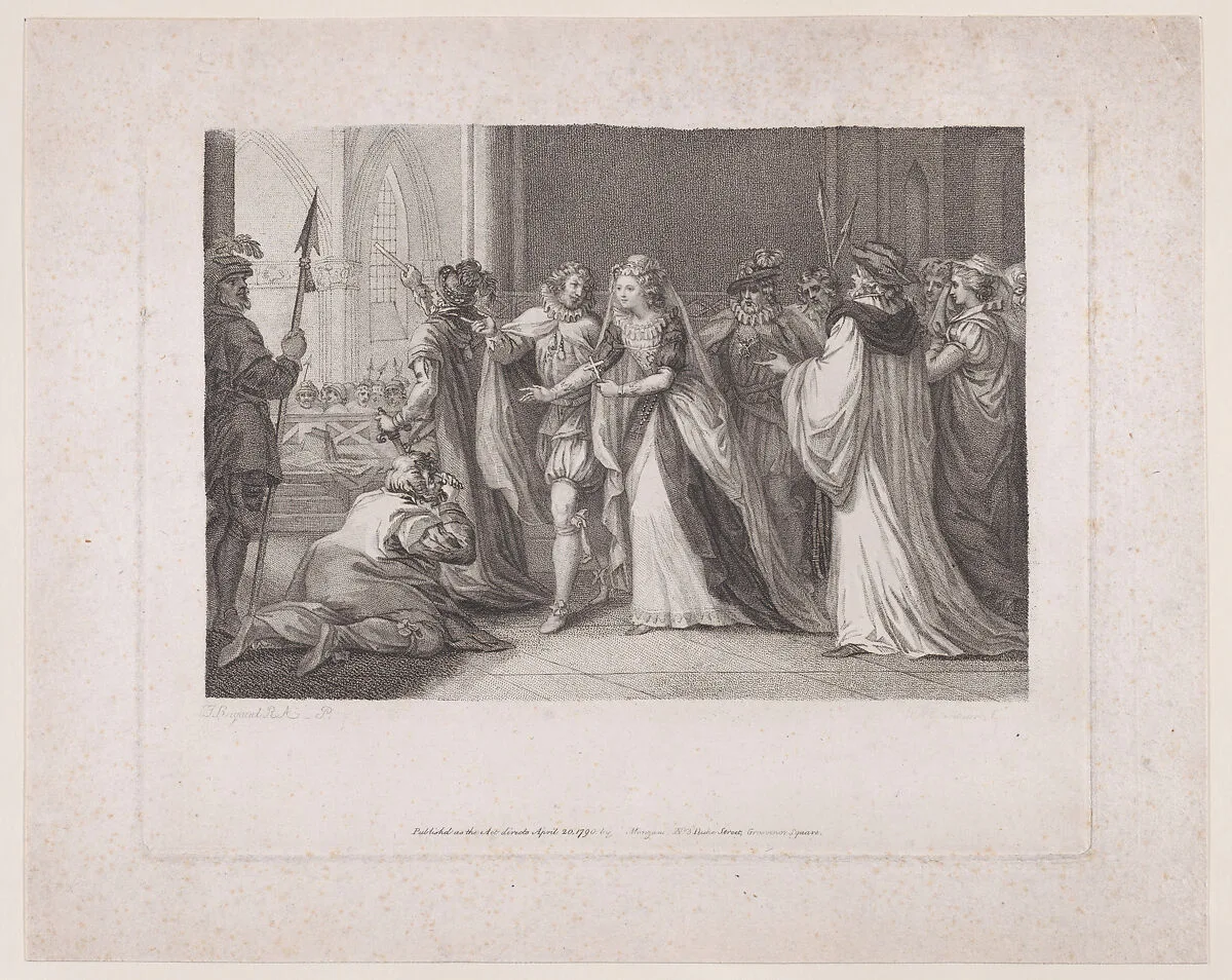 Mary, Queen of Scots going to the place of execution — Mary, Queen of Scots|John Francis Rigaud|William Nelson Gardiner|Tebaldo Monzani