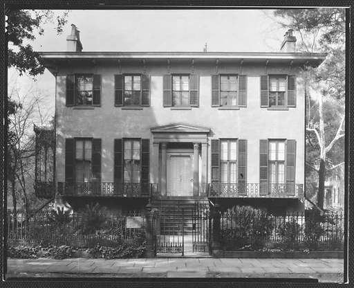 [Greek Revival House, 329 Abercorn Street, Lafayette Ward, Savannah, Georgia]