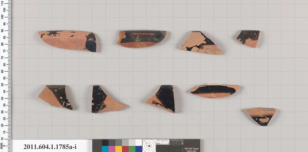 Terracotta rim fragments of kylikes(drinking cups) — Unknown