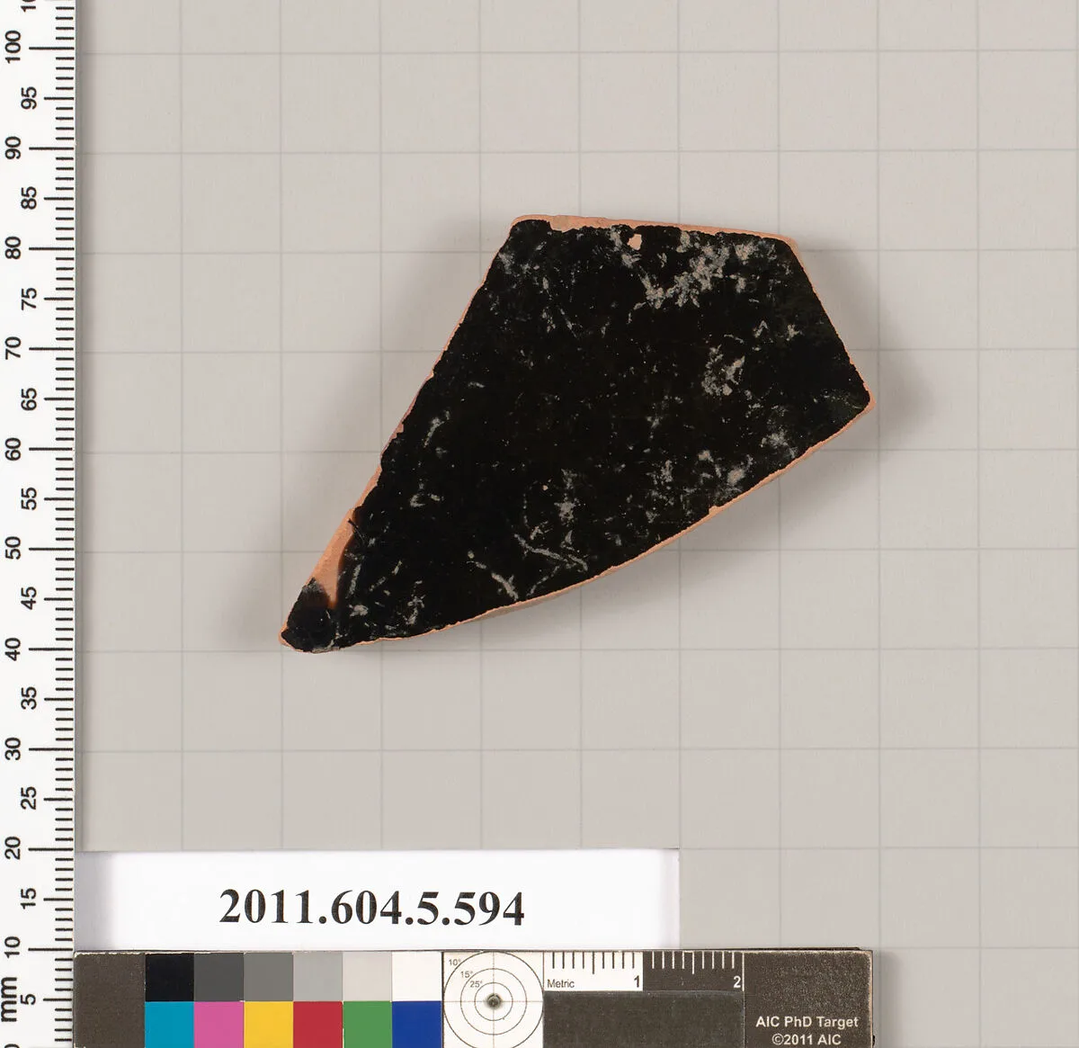 Terracotta fragment of a kylix (drinking cup) — Unknown