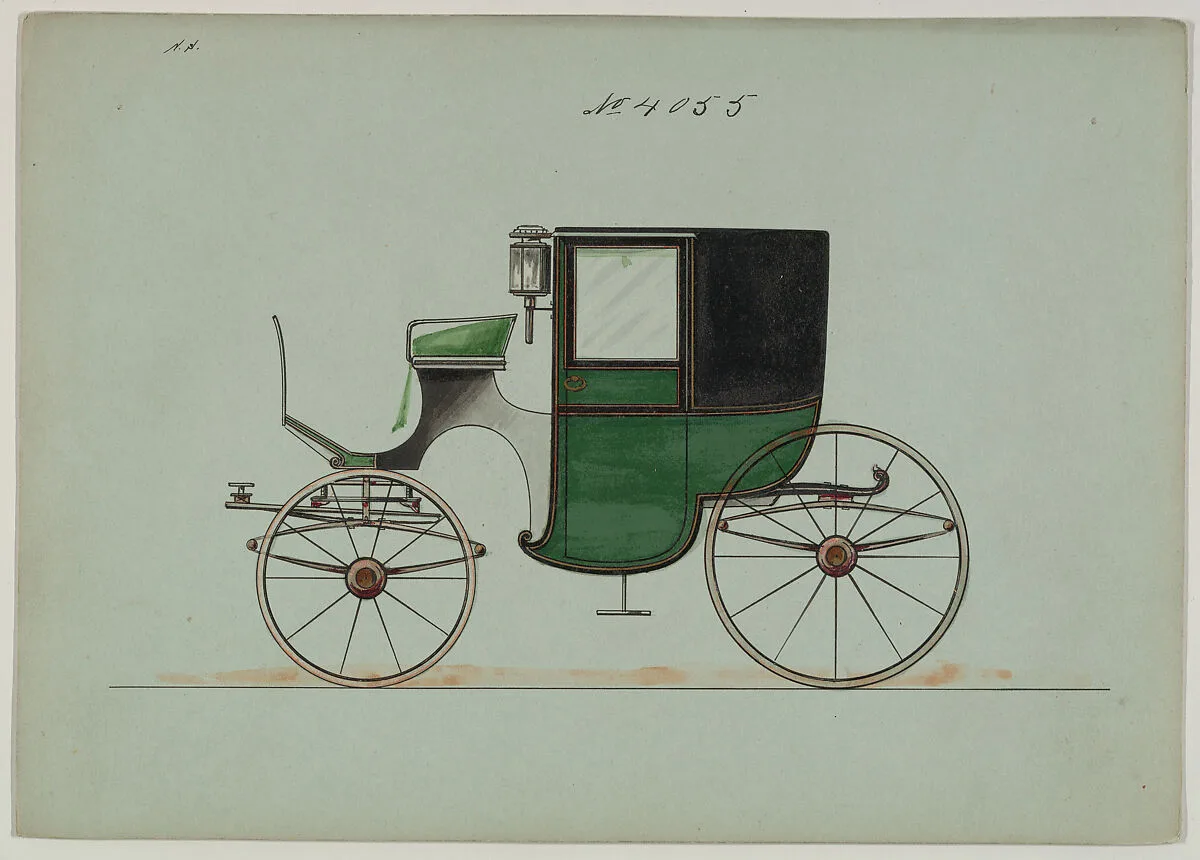 Design for Brougham, no. 4055 — Brewster & Co.|Herman Stahmer