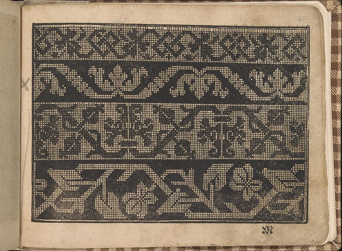 New Künstlichs Modelbuch (Page 45 recto) — Bernhard Jobin