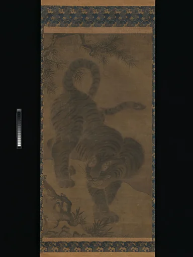 작자미상 용과 호랑이 조선 또는 일본 (에도)|簋簅痡萳 樻虎圖 朝鮮 日本 江戶|Tiger