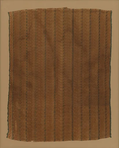 3—5世紀  鹿紋銘文錦|Textile with deer and a woven inscription