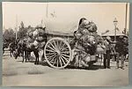 [Horse-Drawn Cart with Large Ceramic Vases in Nets, Cartagena, Spain]
