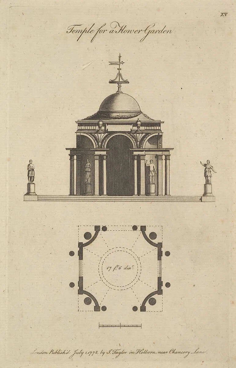 Temple for a Flower Garden — Sir John Soane|J. Taylor