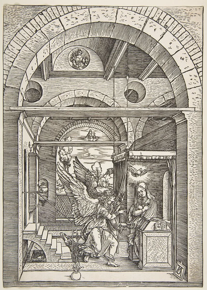 The Annunciation, from The Life of the Virgin — Albrecht Dürer