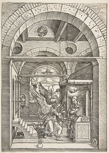 The Annunciation, from The Life of the Virgin