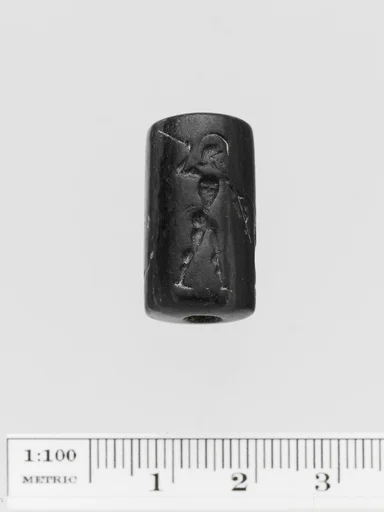 Black marble cylinder seal