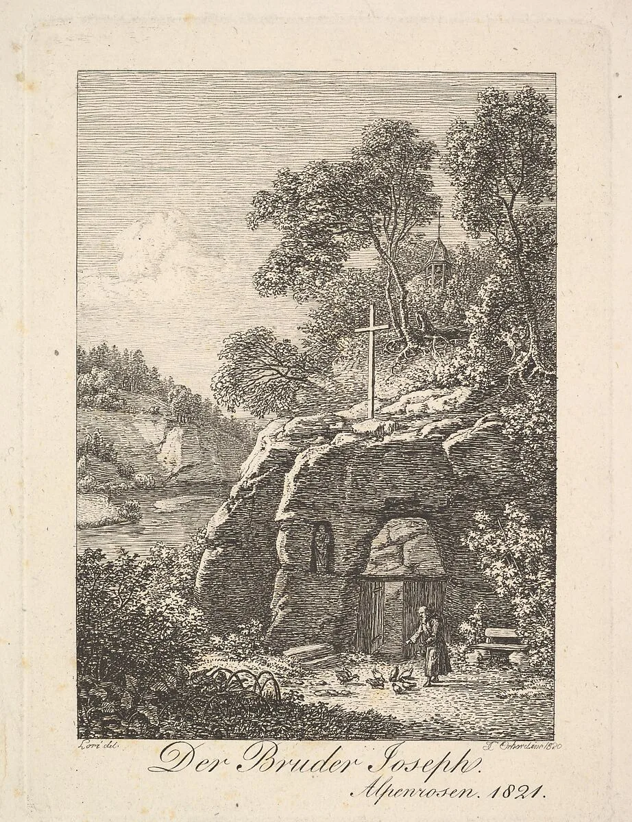 Brother Joseph in the Alps — Johann Christoph Erhard|Lori
