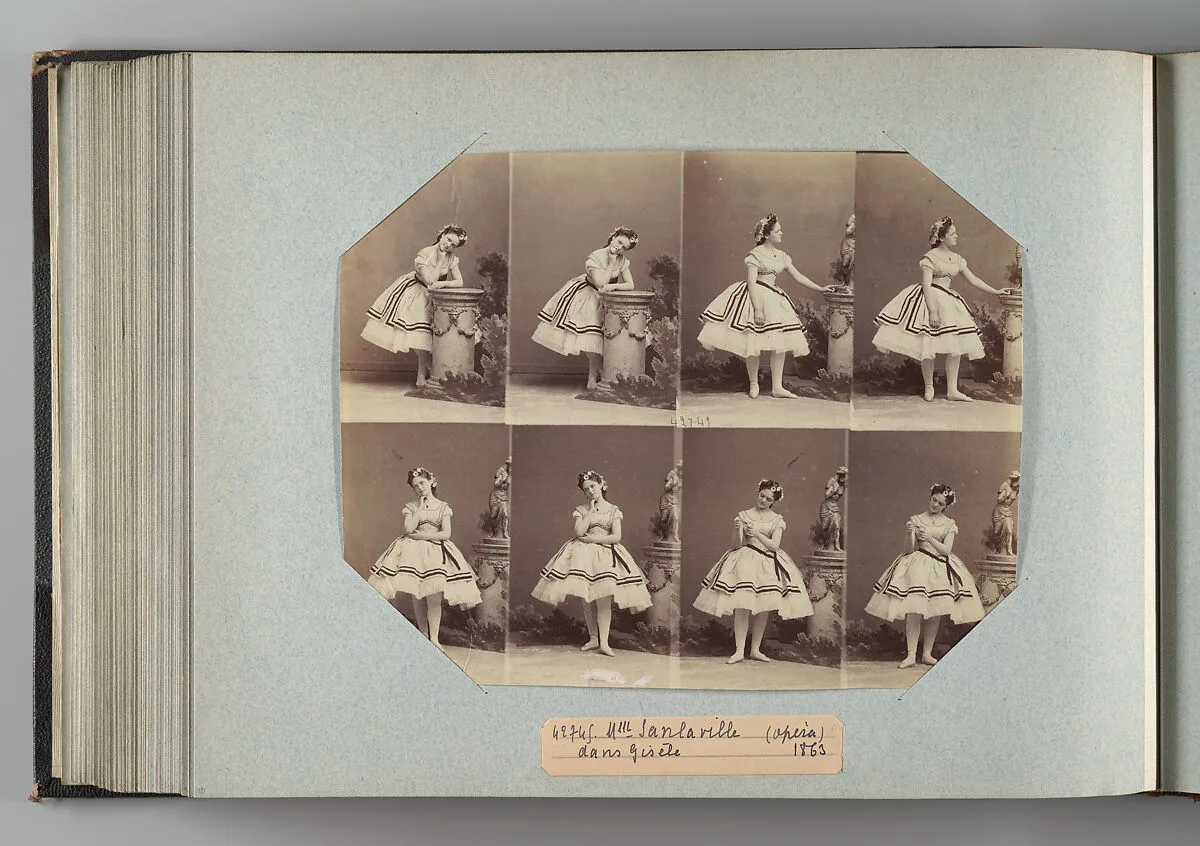 Mlle Sanlaville dans Gisèle — André-Adolphe-Eugène Disdéri