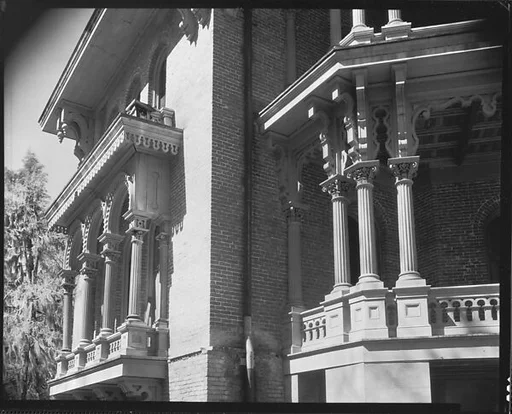 [Italianate Revival Arcade Porches and Balconies of Longwood Plantation House, Near Natchez, Mississippi]