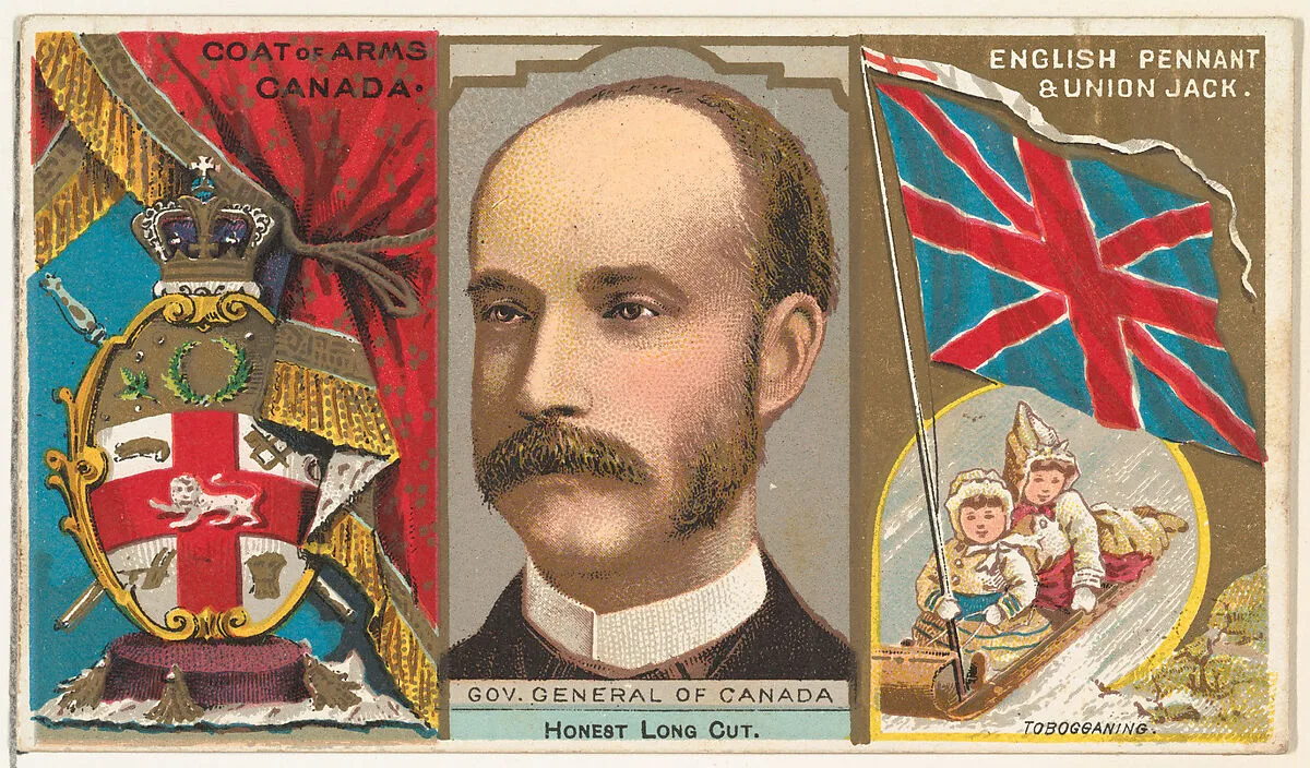 Governor General of Canada, from the Rulers, Flags, and Coats of Arms series (N126-1) issued by W. Duke, Sons & Co. — W. Duke, Sons & Co.