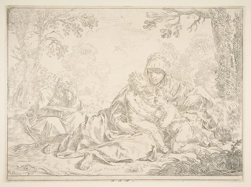 Holy Family with Saint John the Baptist