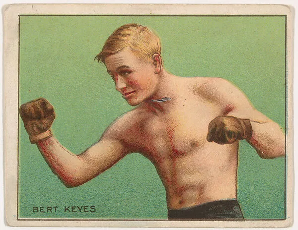 Bert Keyes, from the Champion Pugilists series (T219), issued by Mecca and Hassan Cigarettes — Mecca Cigarettes|Hassan Cigarettes