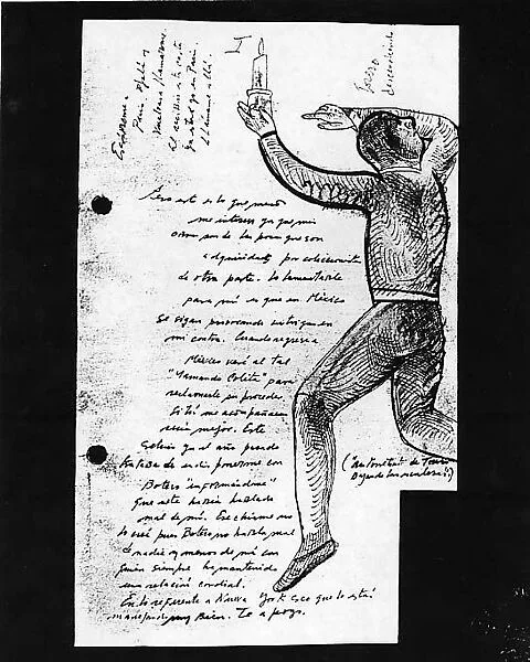 Ascending Bull-Fighter/Descending Bull-Fighter — José Luis Cuevas