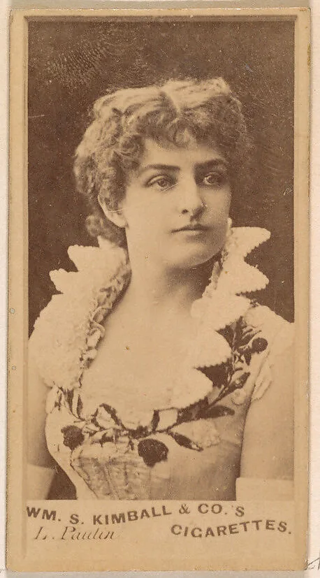 Miss Paulin, from the Actresses series (N203) issued by Wm. S. Kimball & Co. — William S. Kimball & Company