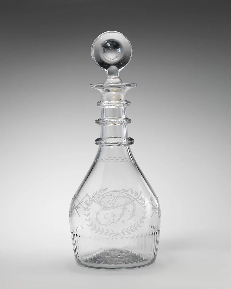 Decanter (one of a pair) — Cork Glass Company