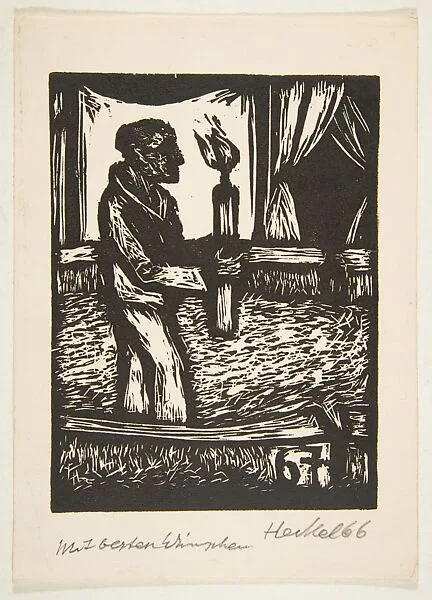 36. Jahresblatt: Lichtträger — Erich Heckel