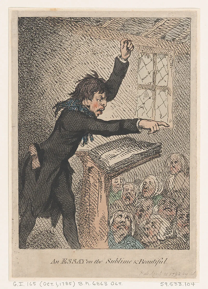 An Essay on the Sublime & Beautiful — Thomas Rowlandson
