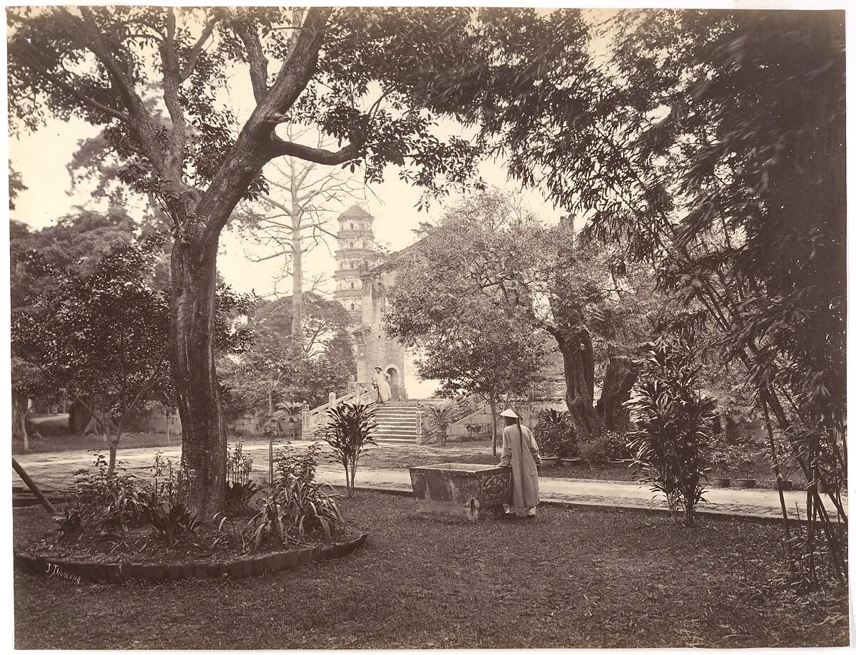 Garden at the English Consulate, Canton — John Thomson