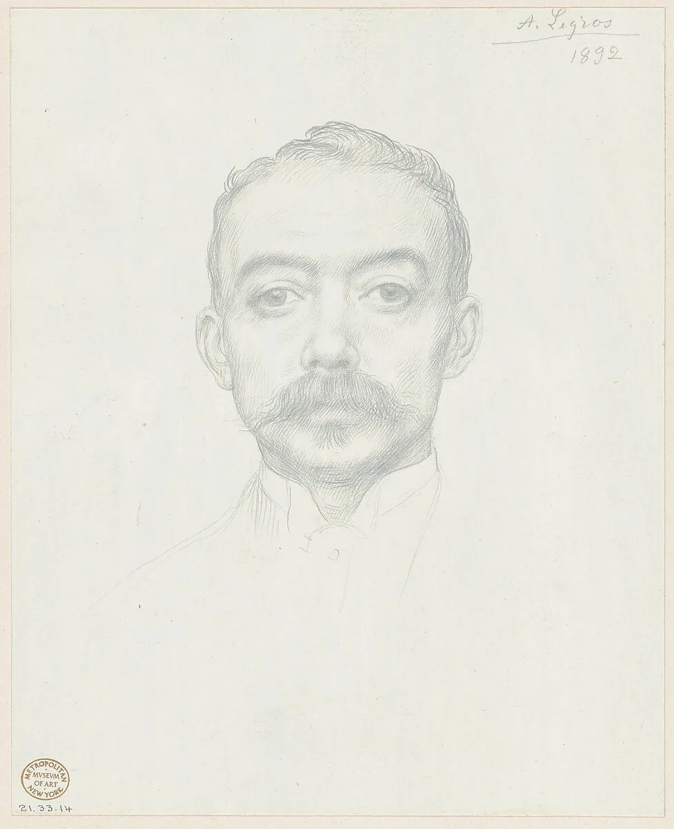 Portrait of Edward D. Adams — Alphonse Legros|Edward Dean Adams