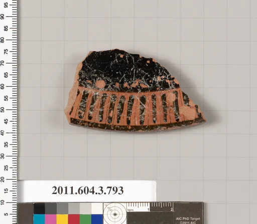 Terracotta fragment of a lid