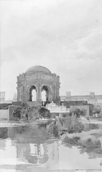 Art Palace and Lagoon, Panama-Pacific International Exposition, San Francisco — Julian Clarence Levi