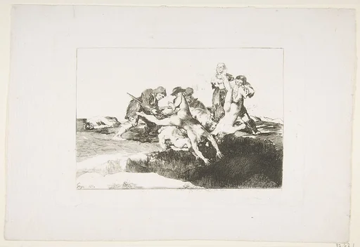 Plate 27 from "The Disasters of War" (Los Desastres de la Guerra): 'Charity' (Caridad)