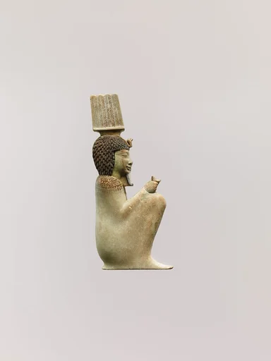 Inlay of the squatting god Anhur (Onuris)