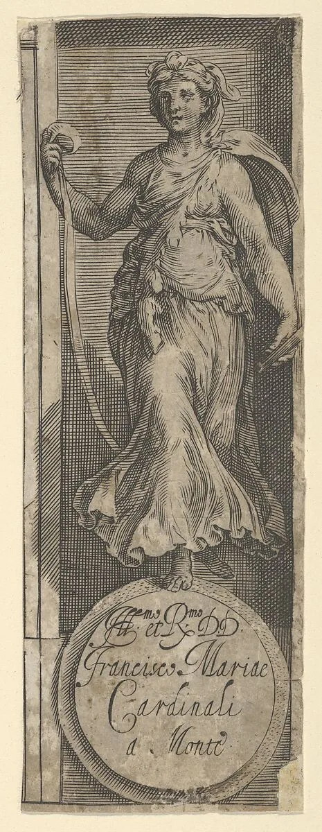 Female figure standing in the right-hand margin of the third sheet of the Rape of the Sabine Women — Cherubino Alberti (Zaccaria Mattia)|Polidoro da Caravaggio