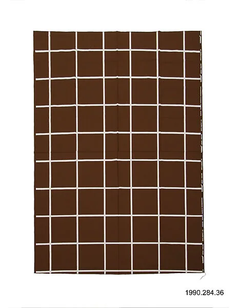 "Jätti-Ruutu" Textile Sample — Vuokko Eskolin-Nurmesniemi