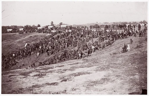 Confederate Prisoners at Belle Plain