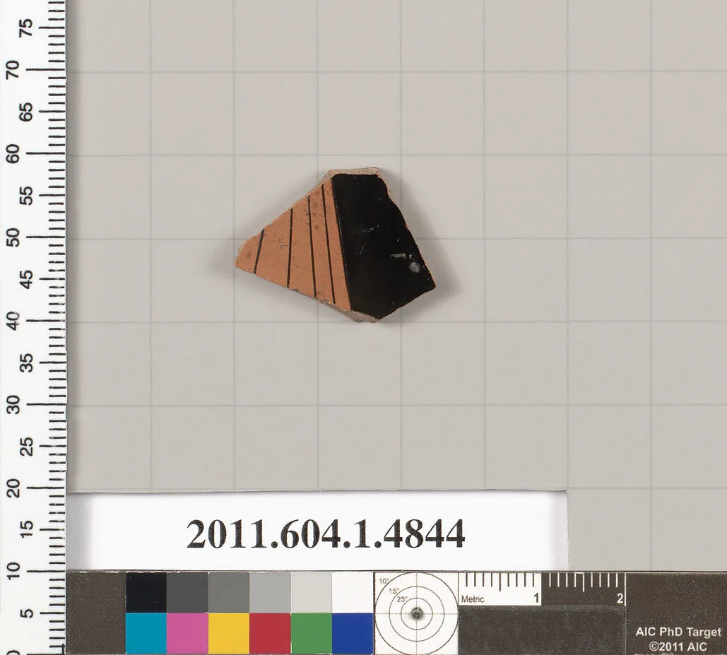 Terracotta fragment of a kylix (drinking cup) — Unknown