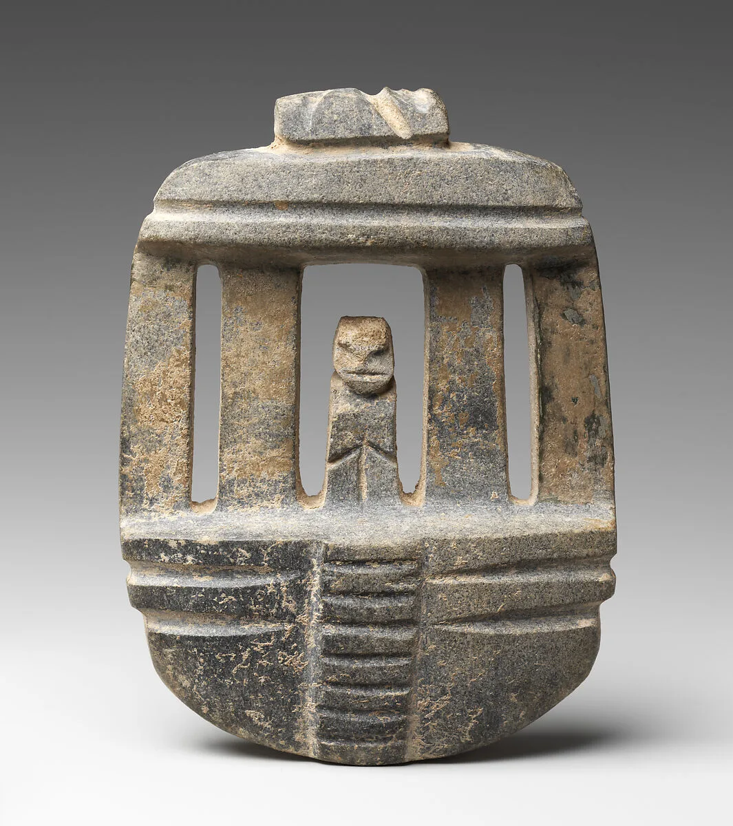 Architectural Model with Figures — Unknown
