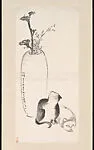近代 錢崖 雙貓圖 軸|Cats — Qian Ya