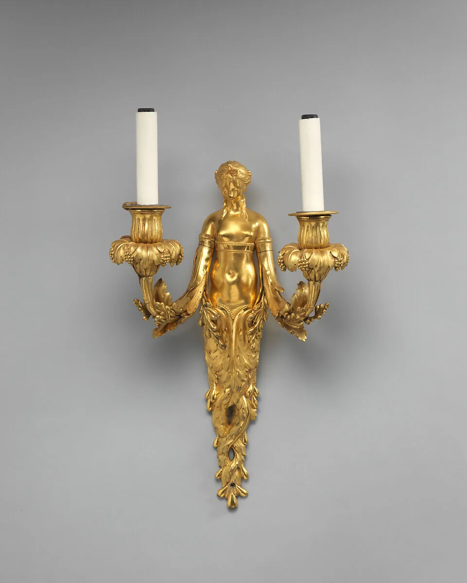 Wall light (bras de lumière) (one of a pair) — Robert Joseph Auguste