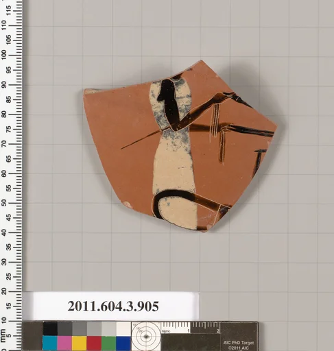Terracotta fragment of a lekythos (oil flask)